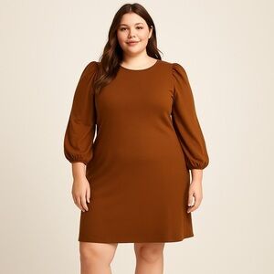 Nine West Rust Brown Women's Dress XXL